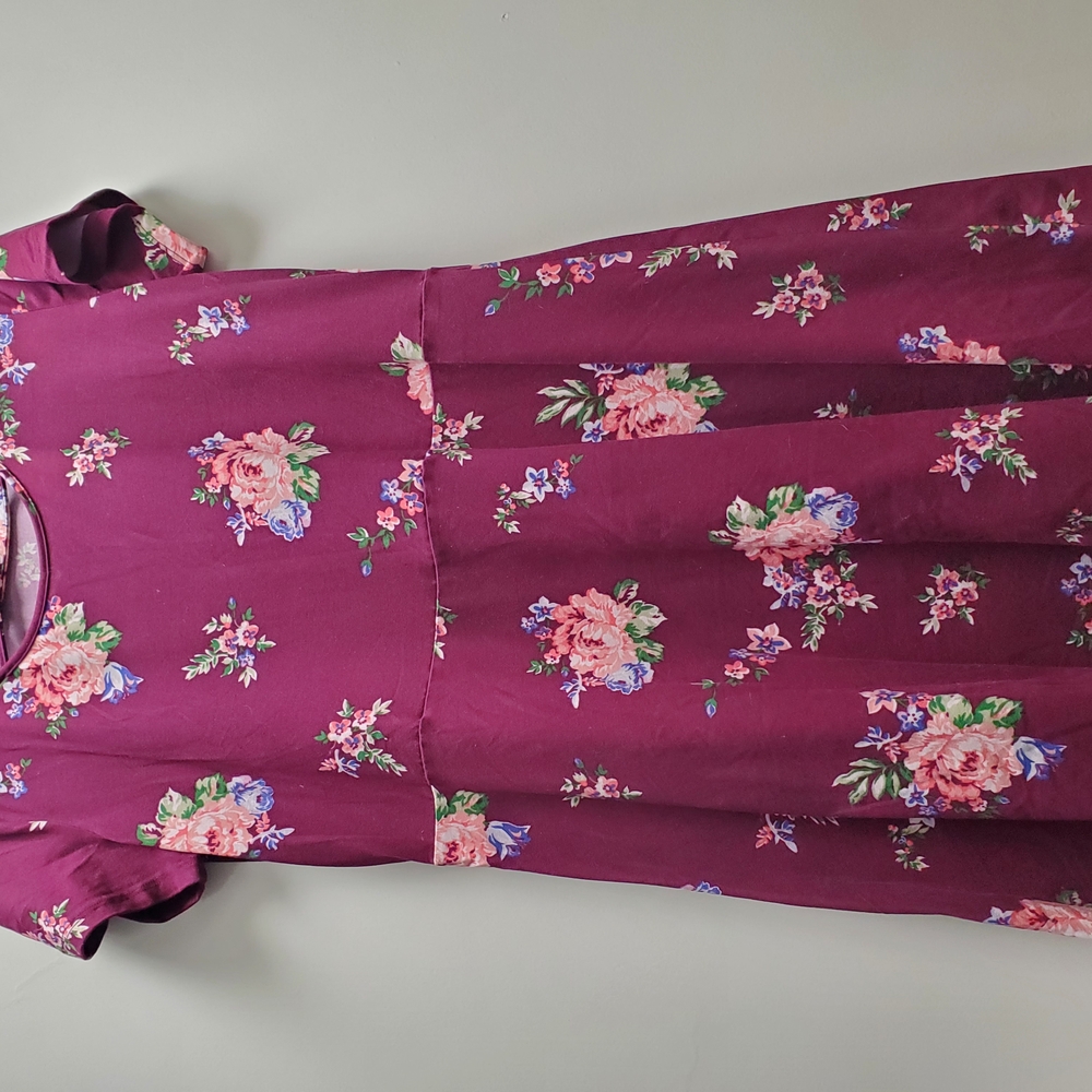 Floral Purple Dress